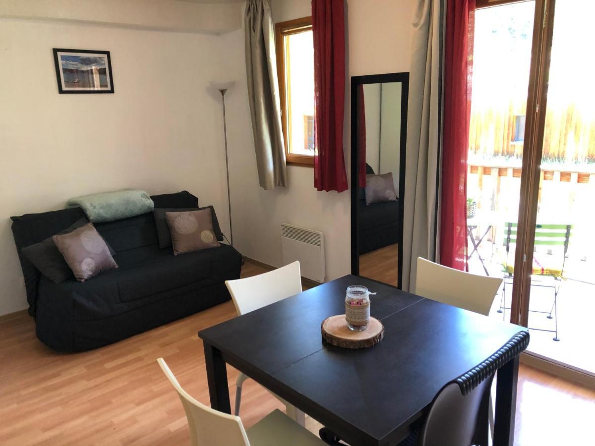 Studio Vue Piste + Parking Souterrain Privatif Inclus Les Orres Eksteriør billede